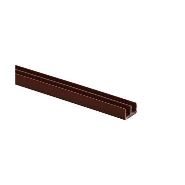 棚にガラス引戸を取り付けるのに最適。食器棚や本棚等にガラスの引き戸を取り付けるためのレール。【仕様】カラー ：チョコサイズ ：5mm-上部Hikari / ヒカリ / ひかり