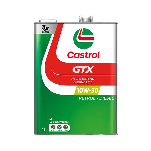 Castrol カストロール エンジンオイル GTX 10W-30 SL/CF 4L 4輪
