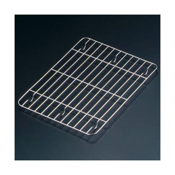 ●目の間隔：15mm●足の際に補強が有り、足が押し上げられず丈夫です。【外寸】210×165×H11【重量】60g【材質】18-8ステンレス新越ワークス / 新越金網 / シンエツカナアミ / しんえつわーくす / しんえつかなあみ /