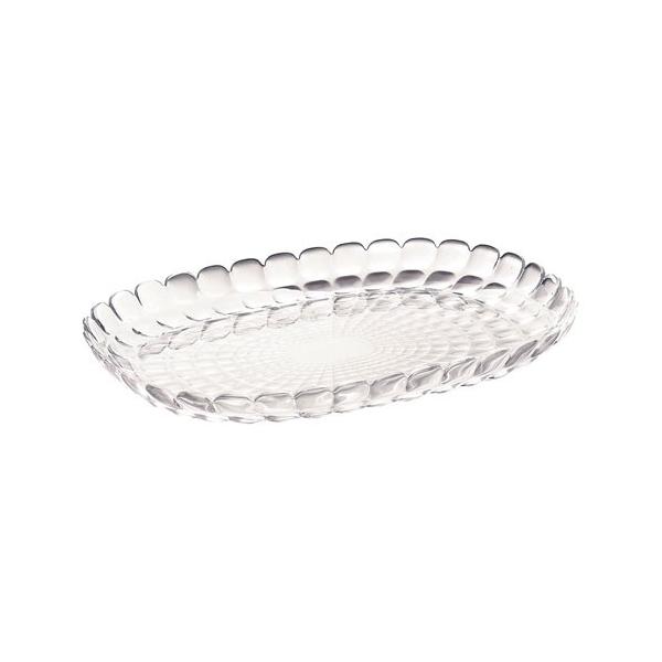 【未使用品】guzzini グッチーニ オーバルトレー M ティファニー 白 グッチーニ guzzini ティファニー トレー M クリアー 2796.0100