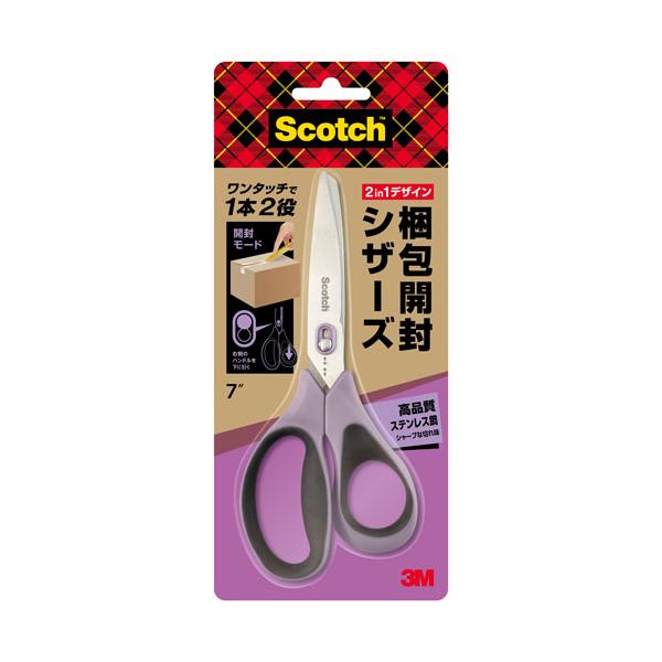 他サイト： 3M スリーエム スコッチ（TM） 梱包開封シザーズ 7インチ 1487-J はさみ 段ボールカッターの商品画像