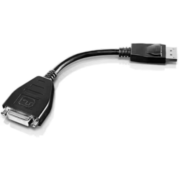 レノボ・ジャパン 映像変換アダプタ 45J7915 [DisplayPort DVI] ブラック ［DVI⇔DisplayPort /0.2m］
