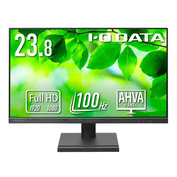 I-O DATA アイ・オー・データ モニター ディスプレイ LCD-D242SA (23.8型 FHD IPS 非光沢 HDMI DisplayPort チルト内蔵スピーカー VESA 5年間保証)ブラック