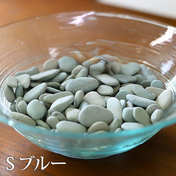 ナチュラルストーン(S)ブルー   化粧石 飾り石 観葉植物 マルチング 装飾用 石 バリ雑貨 バリ風 インテリア メール便対応可