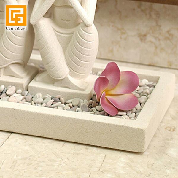 ストーン製の四角の器 アジアン雑貨 バリ インテリア トレイ