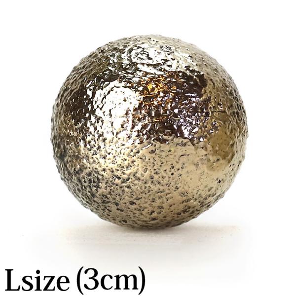 ガムランボール SENANG(スナン)(L) BRASS(ブラス)3cm 真鍮 男性 バリ島