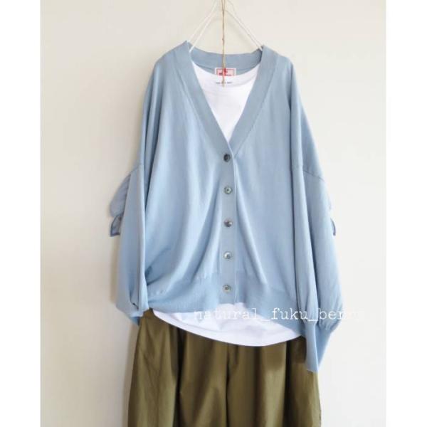 mao made（マオメイド） SALE mao made シャリコットン バックフリル V