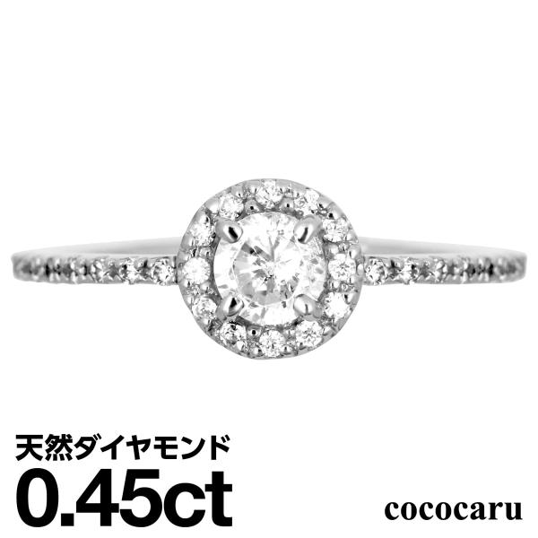 cococaru 指輪 レディース ダイヤモンド リング k10 イエローゴールド