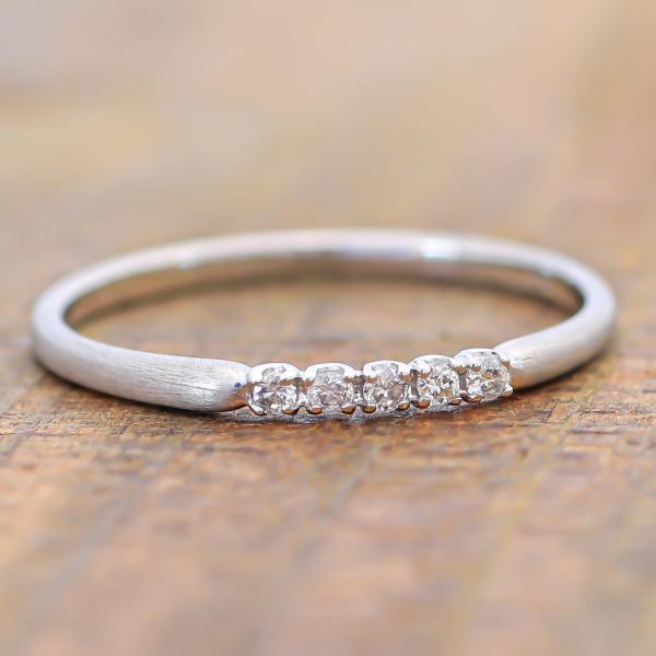 cococaru 指輪 エタニティ ダイヤモンド リング レディース シンプル