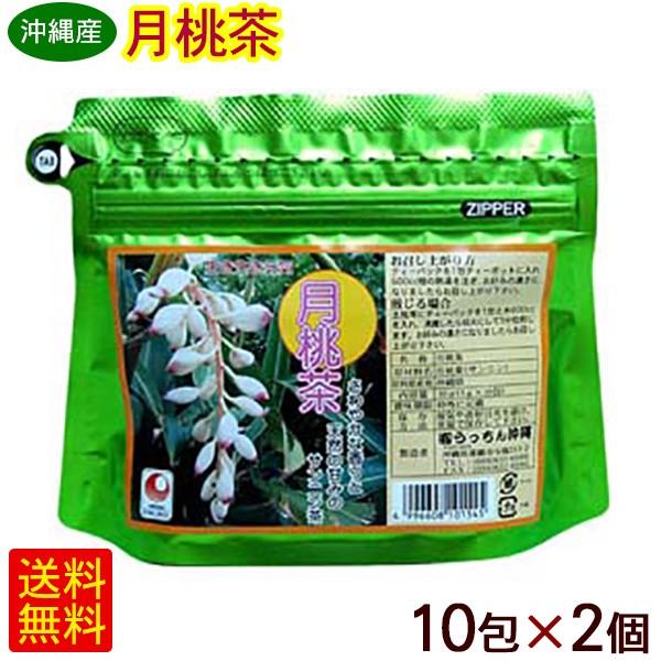月桃茶 ティーパック（2g×10P）×2個 （M便） : 沖縄お土産通販 ここち