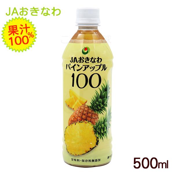 パインアップル100　500ml　 /沖縄産 パインジュース 果汁100％ JAおきなわ