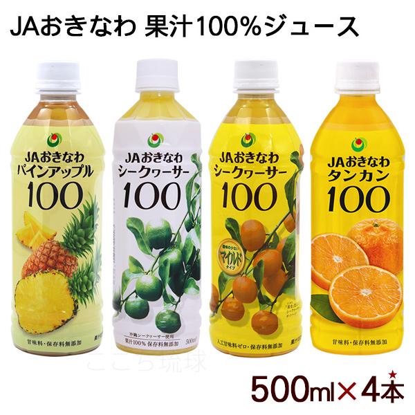 JAおきなわ 果汁100％ジュース4本セット（シークワーサー100