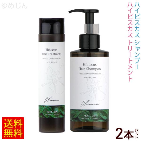 ゆめじん ハイビスカスシャンプー300ml＆トリートメント230gセット（各