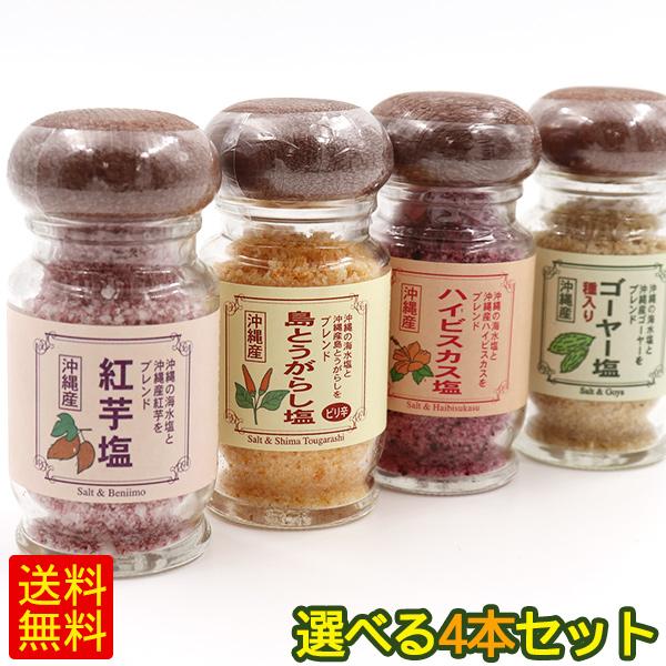 選べる沖縄の塩 48g 4本セット 小型宅配便で送料無料 63 沖縄通販 ここち琉球 通販 Yahoo ショッピング