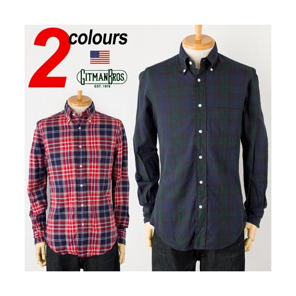 ギットマンヴィンテージ アメリカ製 チェック ボタンダウンシャツ