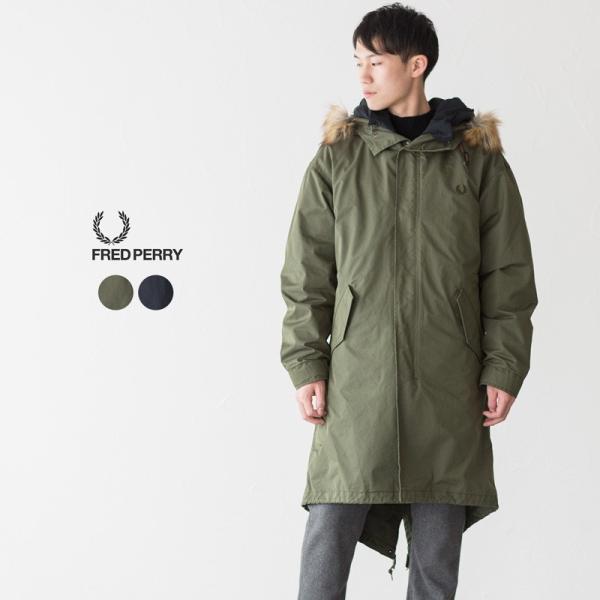Fred Perry フレッドペリー F2367 モッズコート Lサイズ FRED PERRY フレッドペリー モッズコート 2023FWモデル ジップ