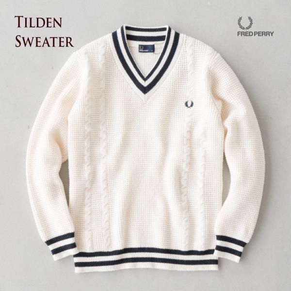 フレッドペリー チルデンセーター F3171 FRED PERRY TILDEN SWEATER メンズ ウール ニット :f3171:ココ