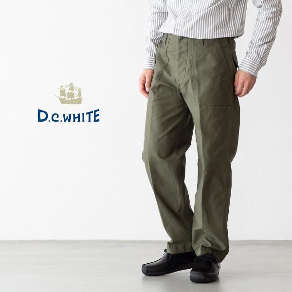 ma 　DCホワイト　ファティーグワイドパンツ L D.C.White】ジャケットに合わせたい軍パン？よし、ファティーグ