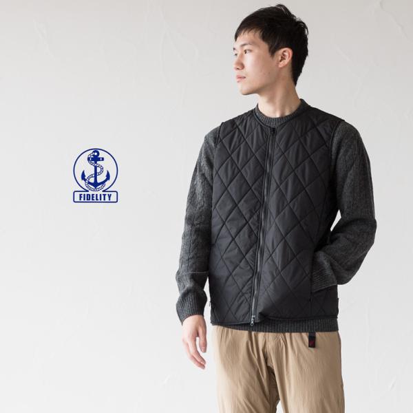 未使用★FIDELITY フィデリティ ジャーナルスタンダード フードポンチョ FIDELITY X SKOOKUM WOOL STUDIAM JACK (Charcoal) | ウールスタジャン