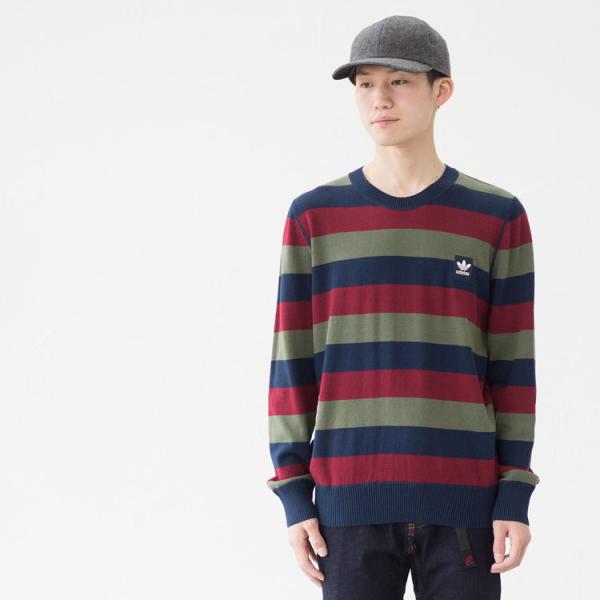 20%OFF】アディダス オリジナルス ボーダー ニット セーター