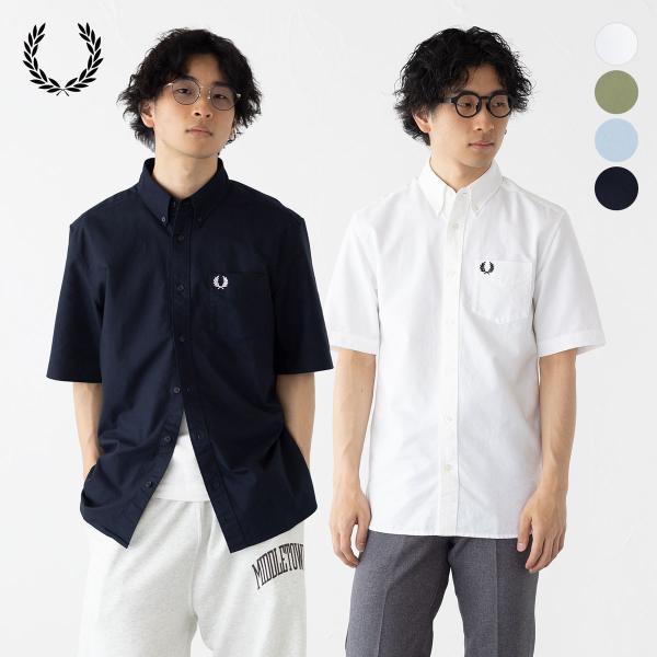 フレッドペリー メンズ シャツ トップス FRED PERRY フレッドペリーFRED オックスフォード ショート