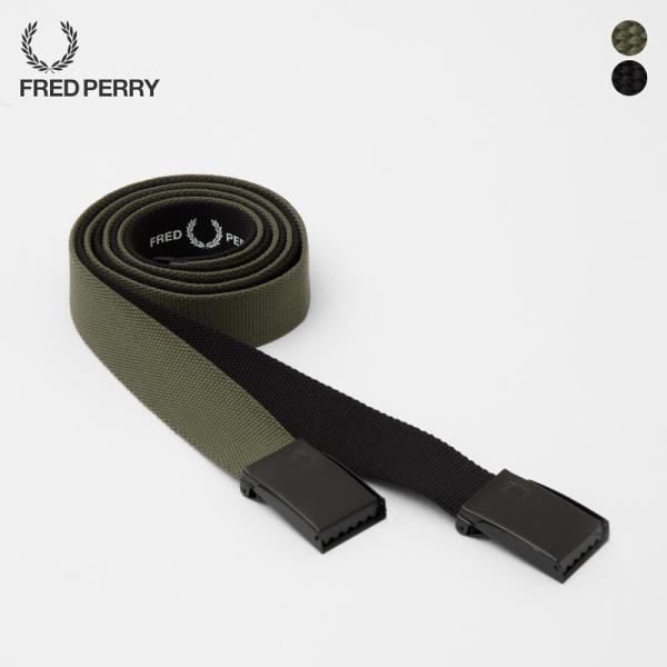 フレッドペリー グラフィック ブランド ウェビングベルト FRED PERRY