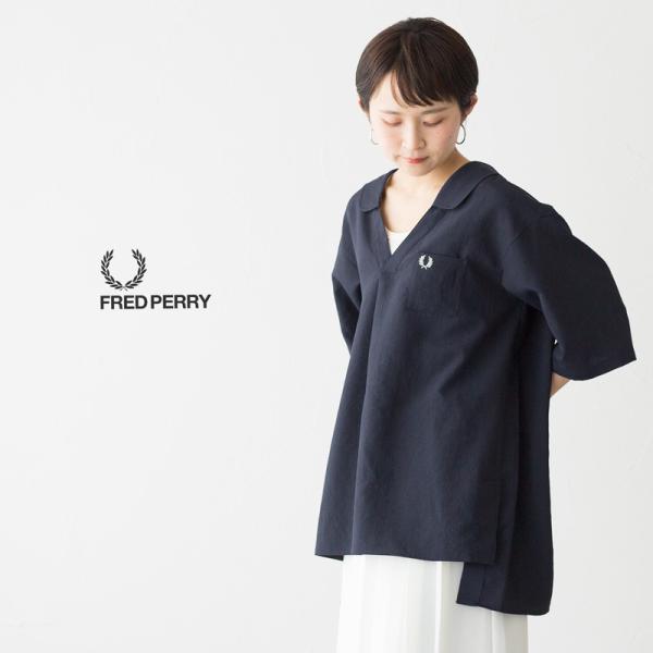 【極美品】FRED PERRYフレッドペリー スキッパーシャツ ショートスリーブ cocochiya_fp-wm-ss-shirt2