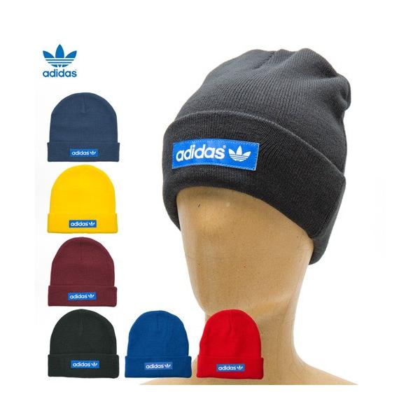 アディダス オリジナルス ウーブン ロゴ ビーニー