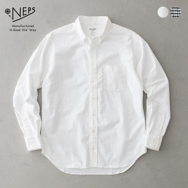 NEPS オックスフォード ボタンダウン シャツ ネップス 日本製 N3101