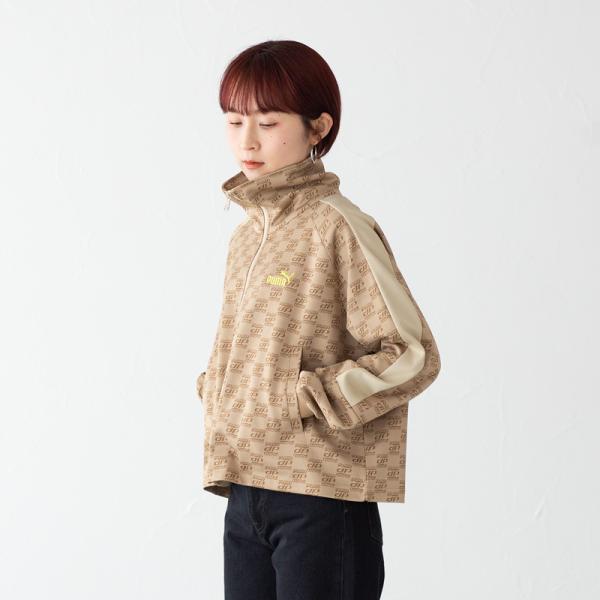 PUMA コアヘリテージ　モノグラムジャケット　スカートLサイズ　上下セット PUMA コアヘリテージ モノグラムジャケット スカートLサイズ