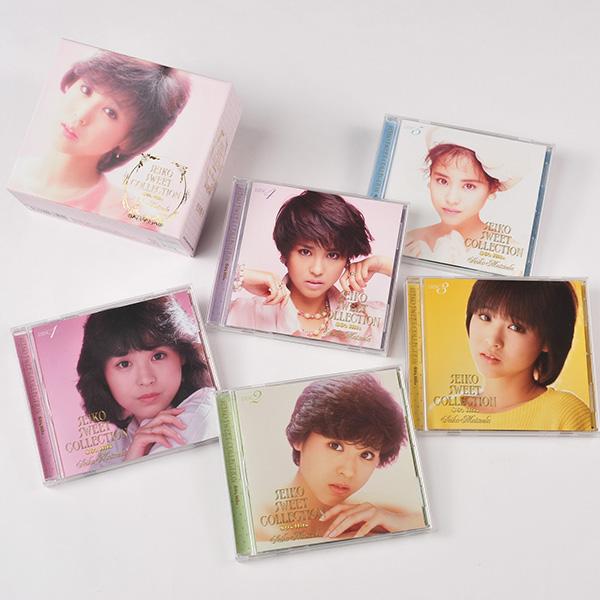 松田聖子、アルバム10枚シングル5枚セット、美品＋選べる粗品プレゼント！送料無料 松田聖子 SEIKO SWEET COLLECTION〜80's Hits CD全5枚組