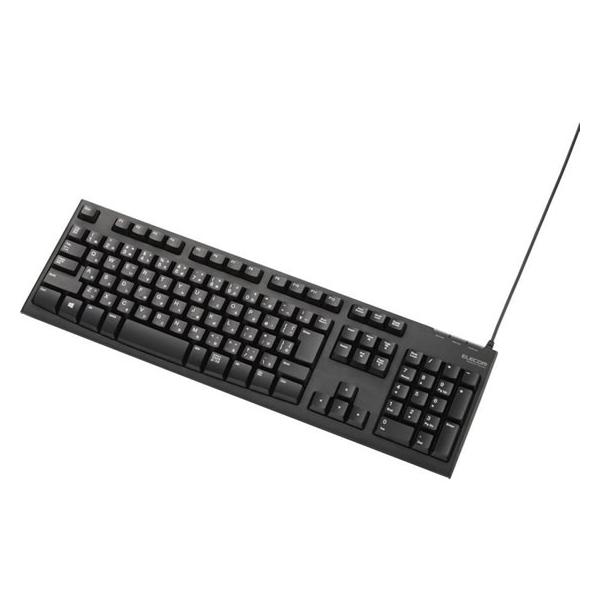 他サイト： エレコム USB接続 メンブレン式スタンダードキーボード ブラック キーボード マウス 入力機器 パソコン 家電の商品画像