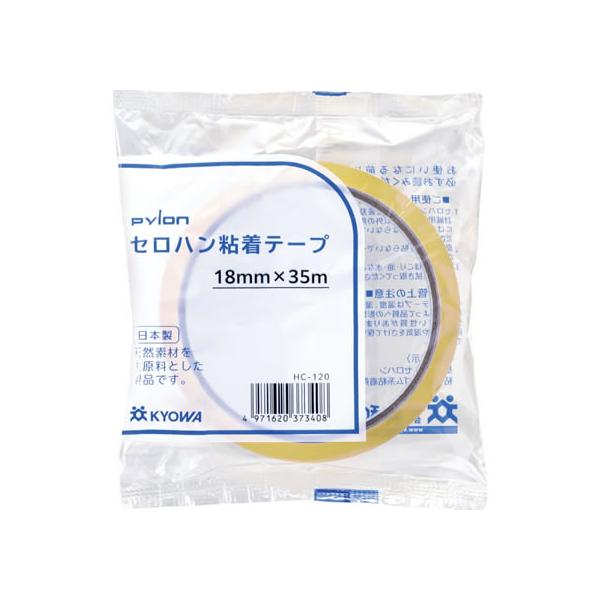 共和 セロハンテープ 18mm×35m HC-120 セロハンテープ 透明テープ 接着テープ 切る 貼る 留める 文具 事務