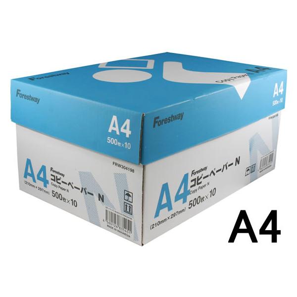 【仕様】●サイズ：Ａ４●１箱：５００枚×１０冊●坪量：６８ｇ／ｍ2（四六判換算５８ｋｇ）●紙厚：９０μｍ●白色度約８６％●コピー、モノクロプリンタ、普通紙ＦＡＸと幅広い大量使用に。●オフィス向けの定番コピー用紙です。　BBB_0　5offc...