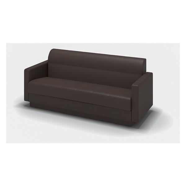 【メーカー直送】コクヨ 応接イス オルセー1 ソファー 混合革 W1680 ブラック【代引不可】【組立・設置・送料無料】 コクヨ オルセー本革応接シリーズ