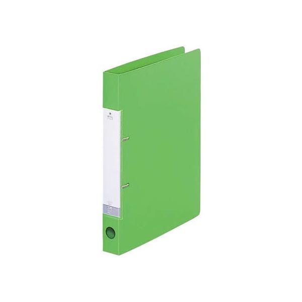 他サイト： リヒトラブ D型リングファイル A4タテ 背幅34mm 黄緑 G2220-6の商品画像