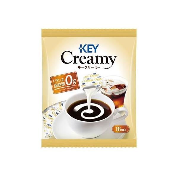 キーコーヒー クリーミーポーション 18個入 ミルク コーヒーシュガー コーヒー 飲料