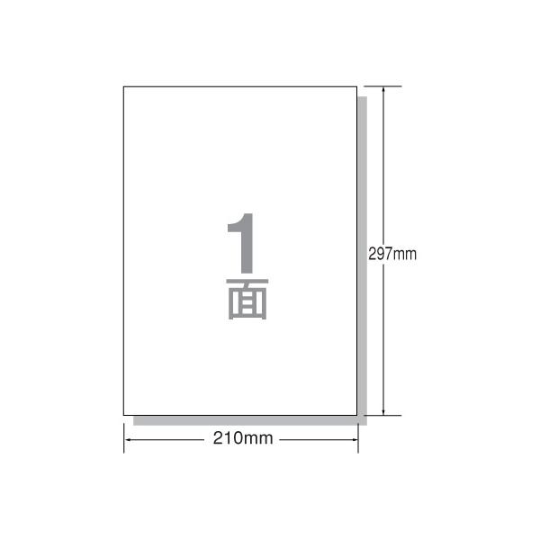 シール ラベル 100枚 a4 ノーカット ラベルシールの人気商品・通販