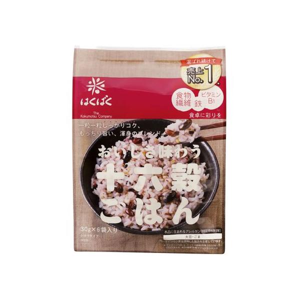 他サイト： はくばく 十六穀ごはん 30g×6袋入 雑穀 お米 食材 食品の商品画像