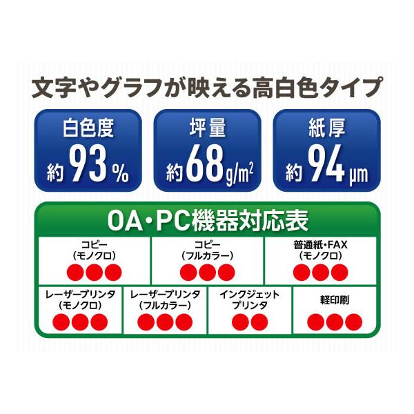 �y �@�l���� �z�����F �R�s�[�p�� EX A3 2500�� 500���~5�� �R�s�[�� ���i�� ����p�� A3�R�s�[�p���� A3�R�s�[�p�� A3�T�C�Y ����p�y�[�p�[ ���i�摜2