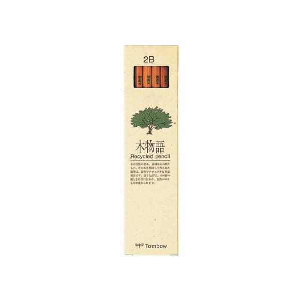 トンボ鉛筆　エコ鉛筆木物語　２Ｂ　ＬＡ−ＫＥＡ２Ｂ　１ダース（１２本）