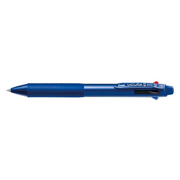 ぺんてる（Pentel） ビクーニャ 4色ボールペン 0.5mm ブルー軸 BXC45C