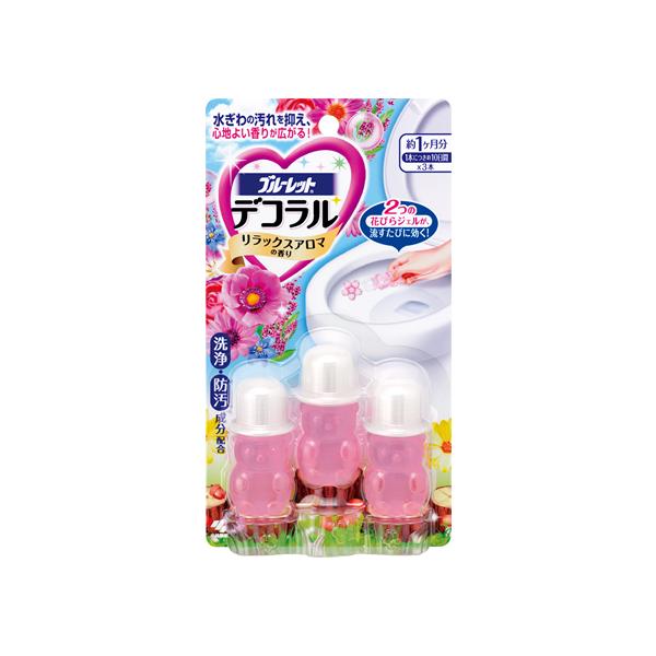 【商品説明】便器表面に花びらジェルをデコって（貼り付けて）おくだけで、心地よい香りが広がり、水ぎわのきれいを保ちます。洗浄成分の働きでしっかり洗浄。汚れ付着防止効果できれいを保ちます。【仕様】●用途：陶器製洋式トイレの便器の内側掃除●内容量...