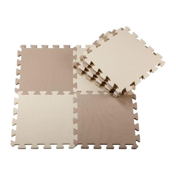 他サイト： 【お取り寄せ】シービージャパン やわらかジョイントマット ポルト 8枚組 モンブラン マット カーペット ラグ リビング家具 インテリアの商品画像