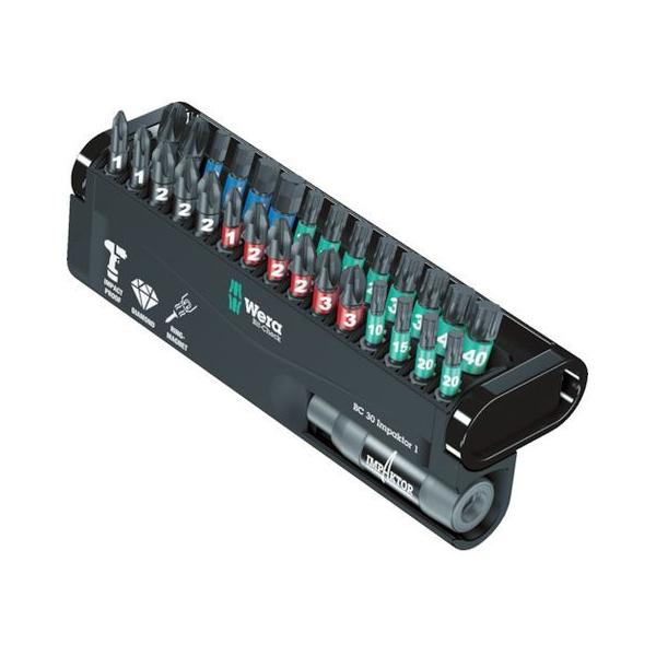 �y�����񂹁zWera 889�^4 �o�C�g�[�V���� �r�b�g�`�F�b�N�Z�b�g 30�{ 057430 �h���C�o�[�r�b�g ��Ɨp�i �H��