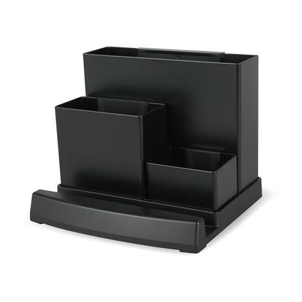 他サイト： カール事務器 デスクオーガナイザー スチール製 ブラック TS-003-Kの商品画像