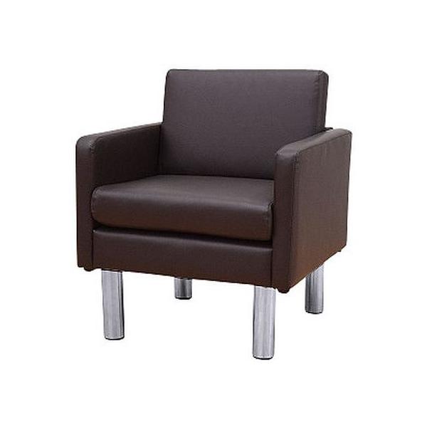 【商品説明】コンパクトデザインなので場所を選びません【仕様】●色：ブラウン●サイズ：Ｗ６００×Ｄ６２０×Ｈ７５０（ＳＨ４２０）ｍｍ●材質／張地：合成皮革、裏地：ポリエステル１００％（不織布）、中材：天然木　鋼鉄Ｓ字バネ　ウレタンフォーム、脚...