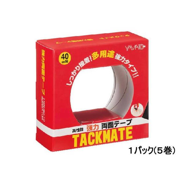 ���}�g ���ʃe�[�v �^�b�N���C�g���p 40mm�� 5�� TMN-40-10-5S ���͗��ʃe�[�v ���ʃe�[�v �S���e�[�v ����