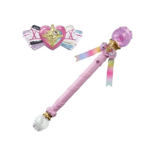キミとアイドルプリキュア♪ くるくるまわして♪キラッキランリボンバトンおもちゃ こども 子供 女の子 3歳