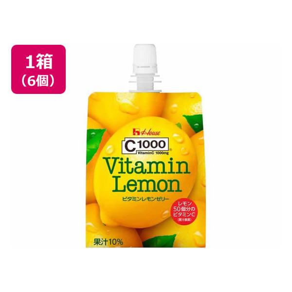他サイト： ハウスウェルネスフーズ C1000 ビタミンレモンゼリー 180g×6個の商品画像